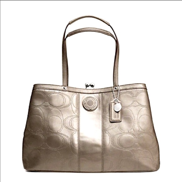 Coach Handbags - Coach A1276-F19413 Satchel in Bronze Leather